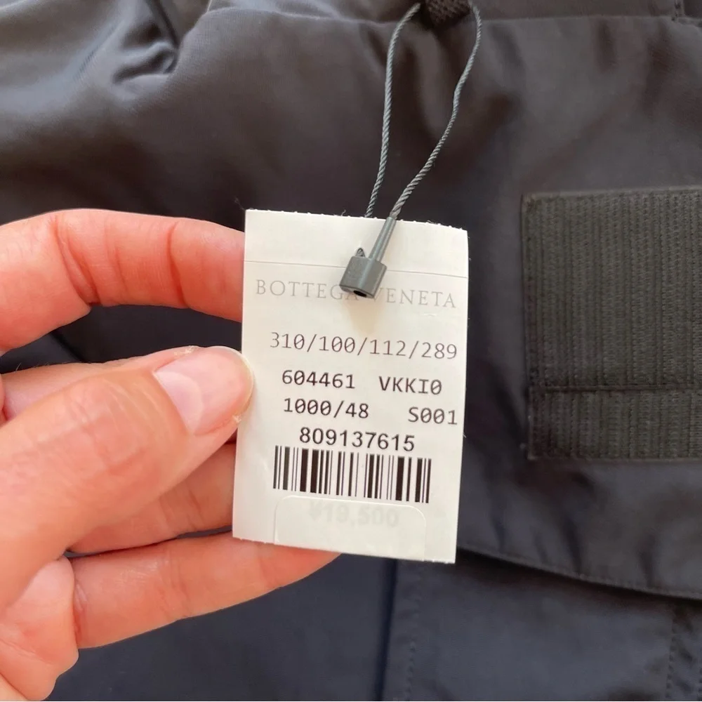 NEW Bottega Veneta Tech Hooded Jacket Black 604461 Pre Spring 2020 Size 48 NWT